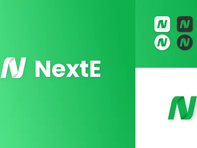 Nexte Application Logo Design 3d branding graphic design logo ui