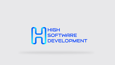 High Software Development Agency Logo Design branding graphic design logo ui