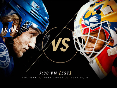 TBL vs FLA florida panthers graphic design hockey luongo nhl retouching sports design stamkos tampa bay lightning