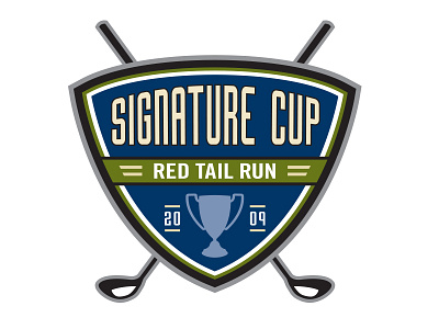 Signature Cup Golf Tournament brand identity