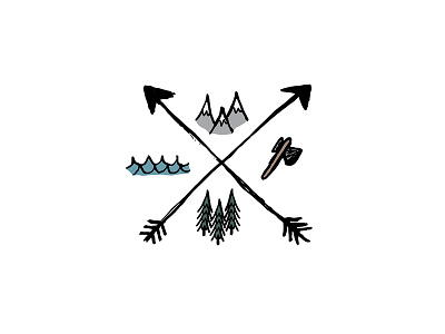 Wilderness design illustration vector wilderness