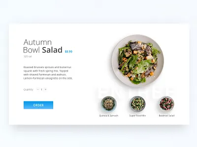 Day 70 - Food Order cook food menu order plate restaurant salad snack