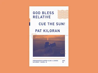 Show Poster design duotone flyer gig poster layout music photo poster show typography