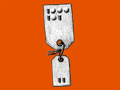 Metadata data drawing illustration label metadata morse code pencil string tag