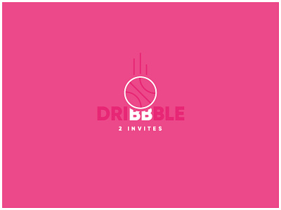 Two Dribbble Invite dribbble invitation invite