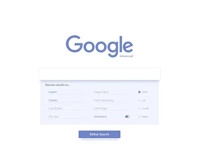 Day 82 - Advanced Search advanced category color design dropdown filter google material search size sort type