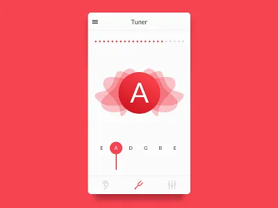 Day 87 - Guitar Tuner audio dial guitar meter metronome record sound tuner wave