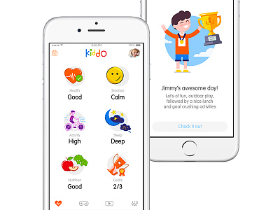 Kiddo App ios ui ux