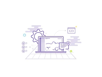 Webpannel bulk campaign icon panel settings stats vector webpannel