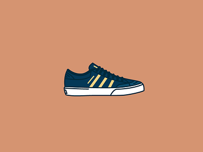 Adidas Matchcourt "Hardies" adidas collab hardies illustration matchcourt shoe skate