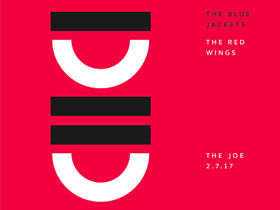 Blue Jackets Score: February 7, 2017 blue jackets columbus data data visualization hockey infographics minimal nhl score sports