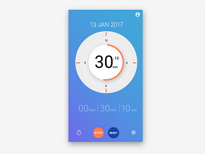 Timer app timer ui