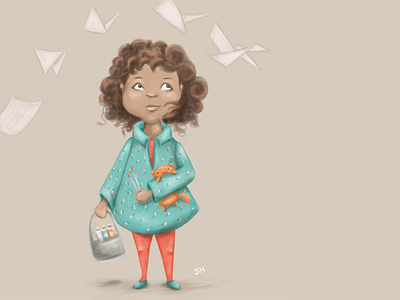 For Colour Collective Plaster Pink character design childrens book colourcollective illustration kidlitart