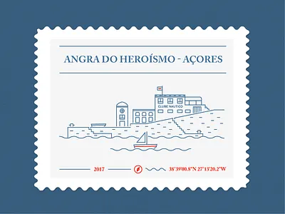 Club Nautico boat harbour stamp