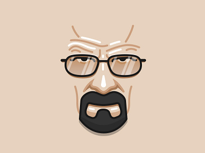 Heisenberg bolted breaking bad face heisenberg illustration say my name