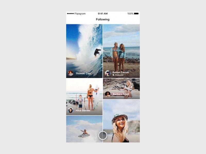 Enable Camera album camera grid interaction ios phone ring slide swipe