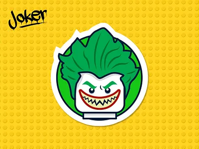 Batman Lego | Joker batman characters dribbble illustration invites items lego minimal motion stroke wip