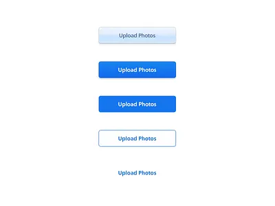Evolution of a button button flat semi flat skeumorphic