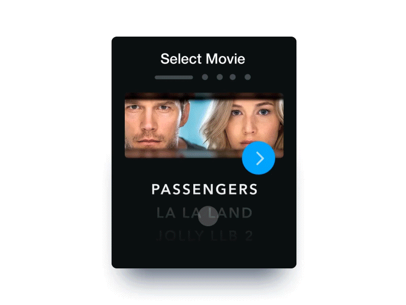 iWatch App Interaction animation app flat interaction iwatch minimal ui ux