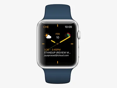 Daily UI 63 63 activity apple complications daily dial face smart time ui watch weather