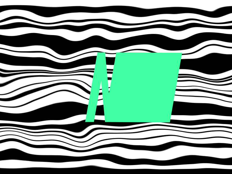 Online animation design experiment gif glitch line loop on online wave