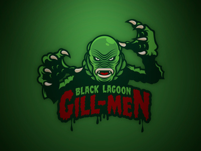 Black Lagoon Gill-Men black lagoon cult movies geeky jerseys gill men hockey movie monster sports universal monster