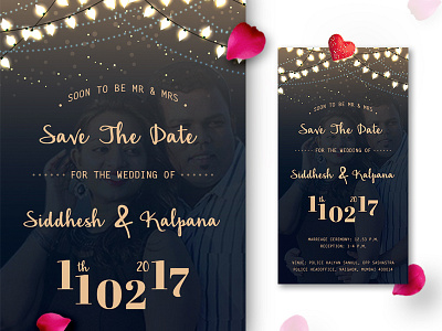 Mockup date save the