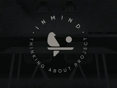 Inmind logotype bird branding logo logotype sign sun symbol wordmark