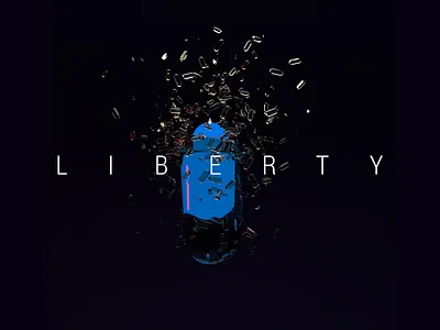 Liberty - 1/365 3d design modelling
