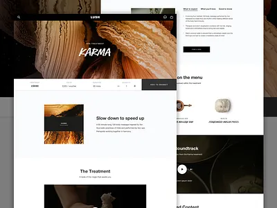 Lush | Spa Product cosmetics fresh handmade karma lush product spa website