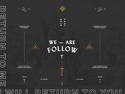 FOLLOW Specimen branding follow gold icon iconography nuggets sans serif tumblr typography