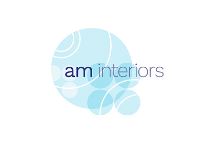 Am Interiors Round Logo branding graphic design interior design interiors logo round