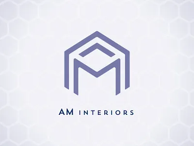 AM Interiors Logo Sketch branding design graphic design interior design interiors logo