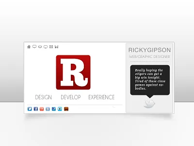 Portfolio Business Card design personal portfolio web web design website