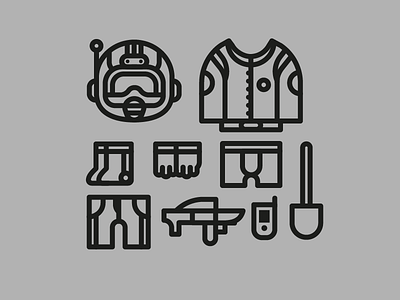 astronaut esential astronaut cartoon draw esential icon illustration mars moon space symbol