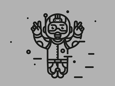 astronaut astronaut caricature character earth graphic interstellar moom nasa planet