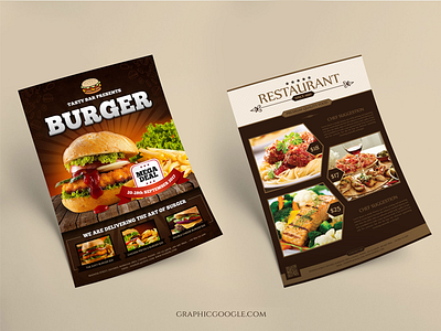 3 Free Premium Flyer Mock-ups flyer mock up