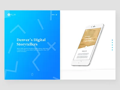 Denver Creative Agency | Website Refresh app design clean creative agency denver digital agency digital marketing flat design memphis design mockup modern redesign startup vacation rental web design website design