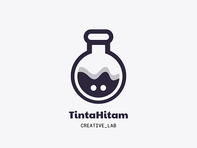 Tintahitam Lab icon illustration logo