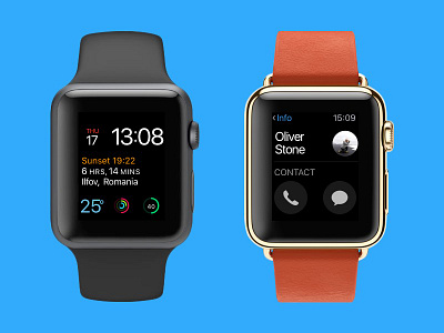 Apple Watch UI Kit │designerbundle.com apple design apple ui apple watch design bundle ios ios app design ui ui kit user interface ux watchos watchos design