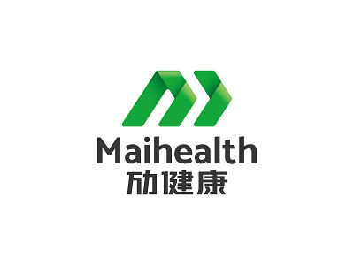 Maihealth logo forward green health logo m medicine