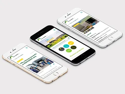 VyM mobile ui web design