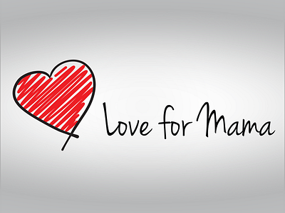 Love for Mama branding design logo