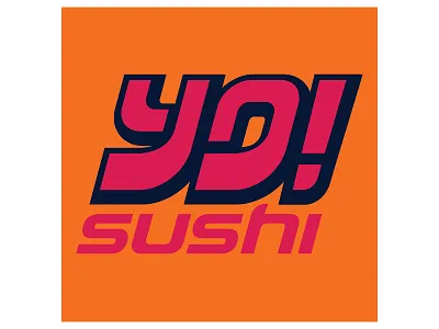 Yo! Sushi brand development brand graphic design logo design yo!
