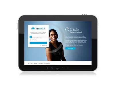 Circle design brand capgemini photography web design