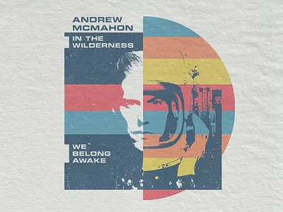 Andrew Astronaut andrew apparel band color mcmahon merch pop retro space tee vintage wilderness
