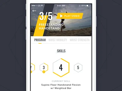 Fitness coaching product app bubble experience idea interaction interface iphone is ui ux