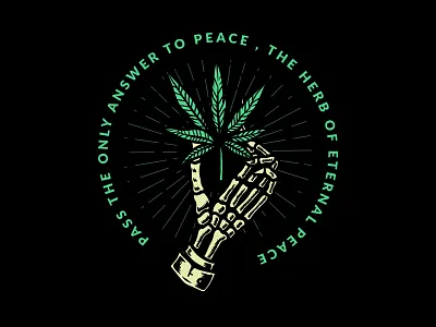 Pass the Herb drop hands out weed