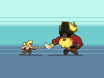 Pirate Legends design development game illustration pixel pixel art