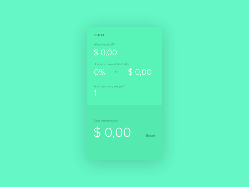 Daily UI 004 animation calculator daily design motion ui